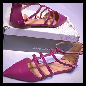 New pointy toe sandals